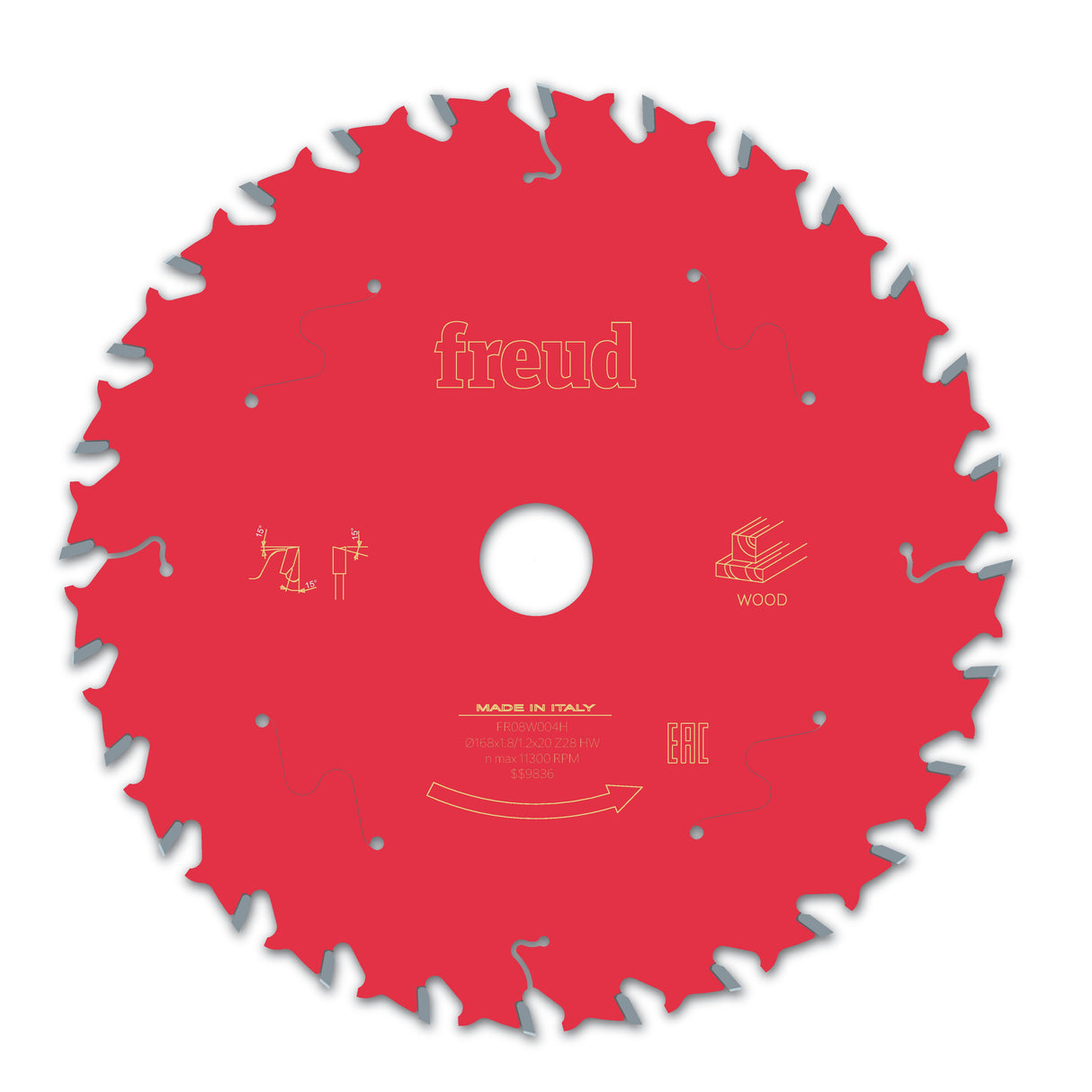 Freud 168 x 20 x 1.8/1.2 Thin Kerf Circular Saw Blades suits Handheld and Plunge Power Saws