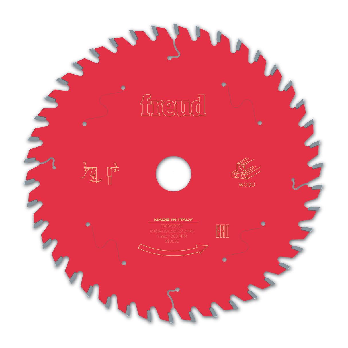 Freud 168 x 20 x 1.8/1.2 Thin Kerf Circular Saw Blades suits Handheld and Plunge Power Saws