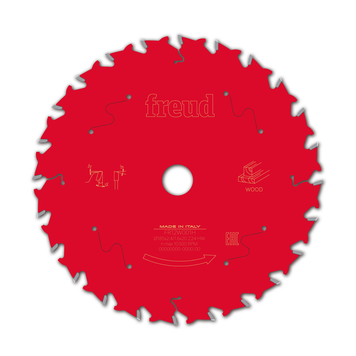 Freud 185 x 20 x 2.4 Circular Saw Blades suits Handheld and Plunge Power Saws