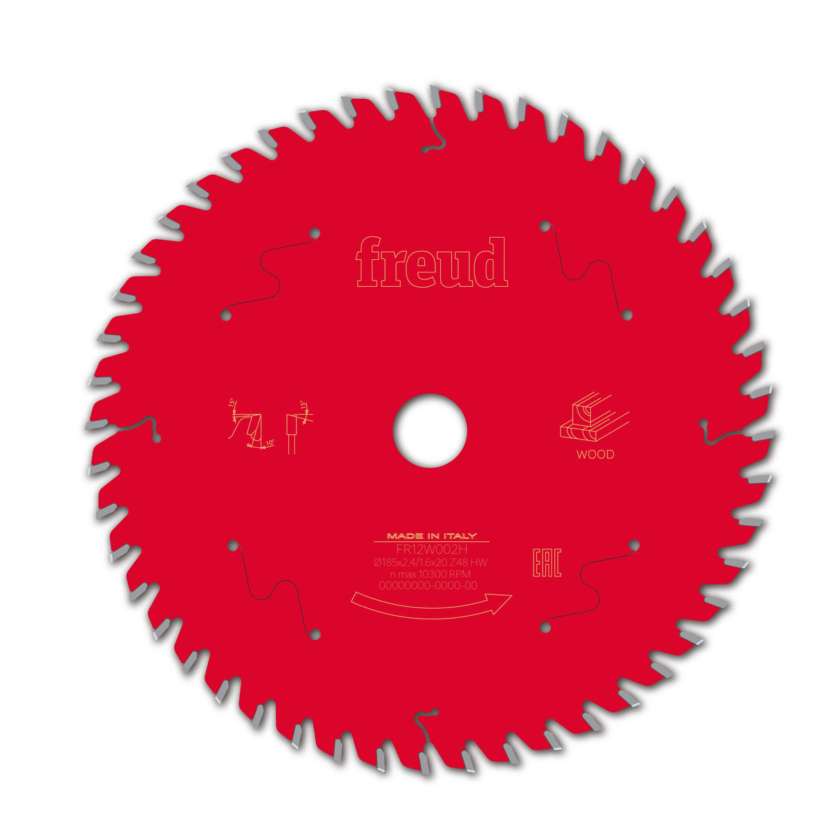 Freud 185 x 20 x 2.4 Circular Saw Blades suits Handheld and Plunge Power Saws