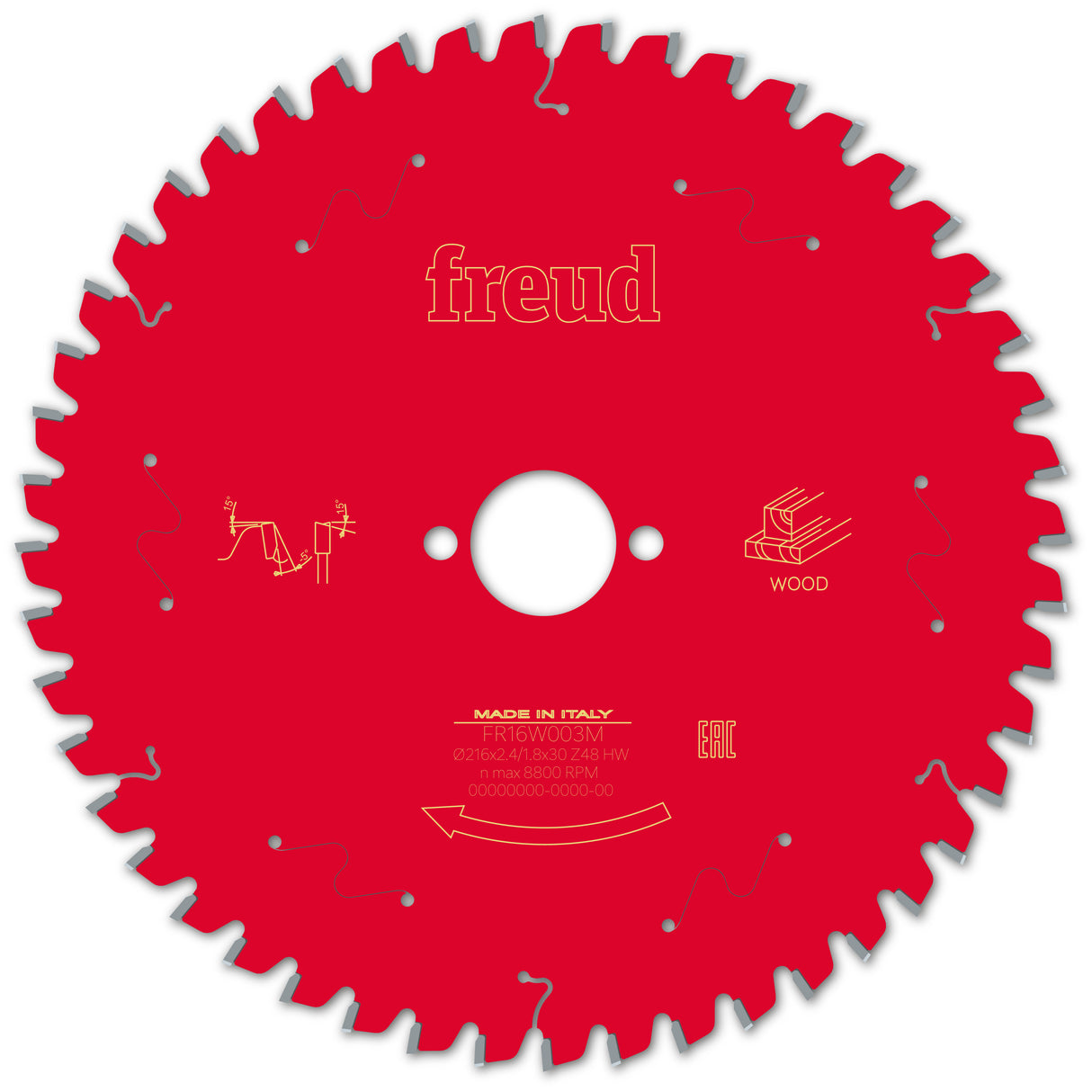 Freud 216 x 30 x 2.4 x 48T Wood Circular Saw Blade suits Mitre Saws