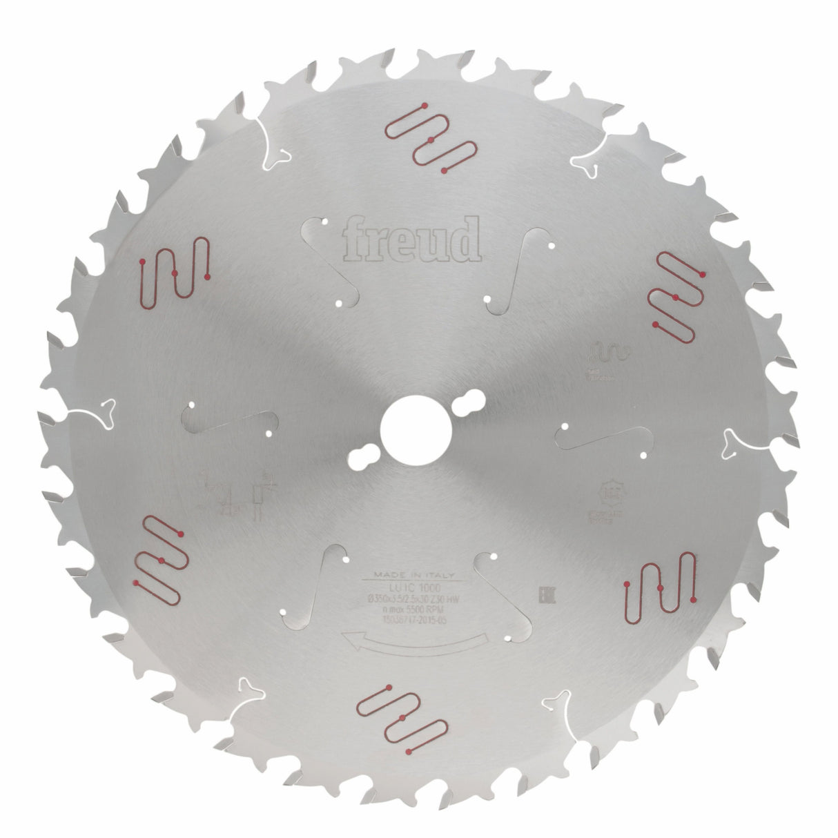 Freud 350mm Rip Cut Circular Saw Blade - Low tooth count design for long grain cutting solid wood