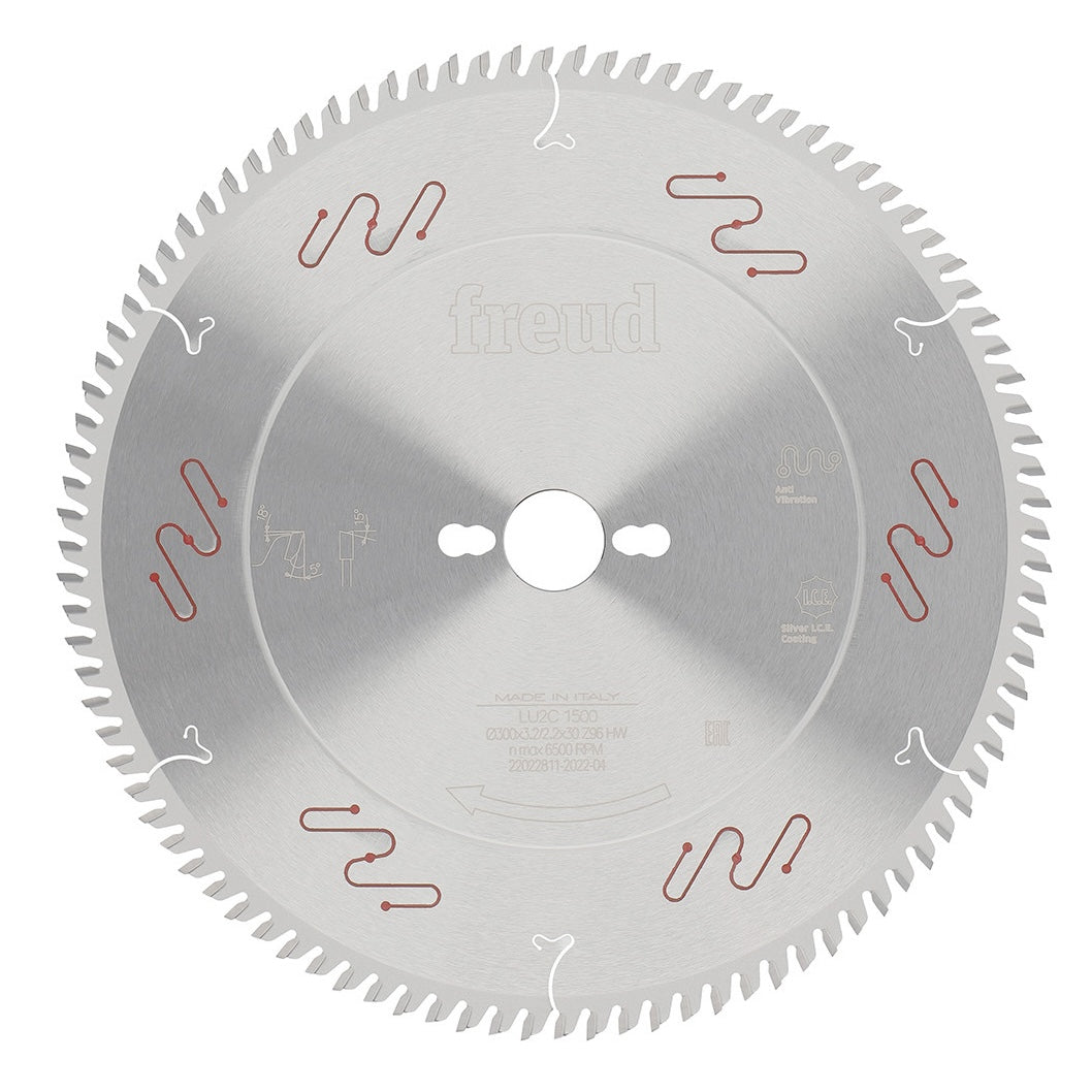 Freud 300mm Fine Cut Off Saw Blade with Carbide Tip - Industrial Grade Crosscut Blade for Precise Woodworking