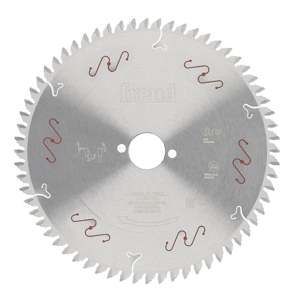 Freud Industrial Melamine Cut Off Saw Blade, 160mm Diameter, 20mm Bore - Micro-grain carbide blade for precise woodworking cuts