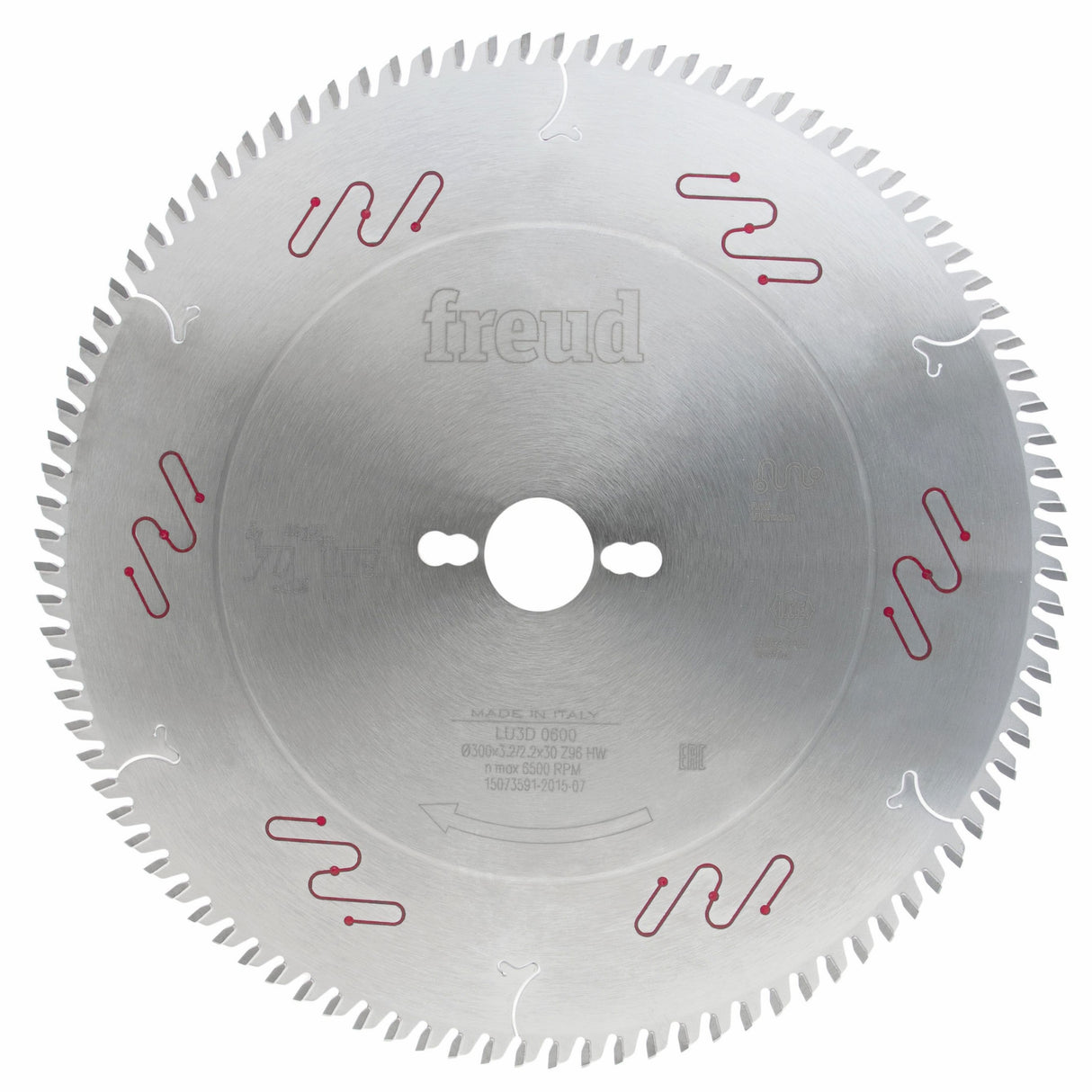 Freud 300mm 96T Industrial Melamine Panel Saw Circular Saw Blade in action on a table saw