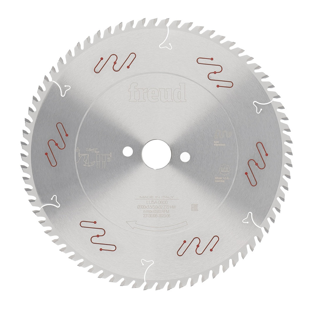Freud 300mm Non-Ferrous Metal Cut Off Saw Blade in action