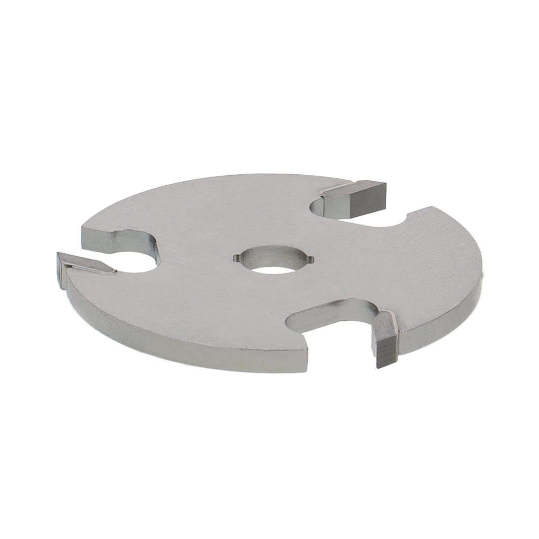 Freud Three-Wing Slot Cutter Router Bit Blades in action, creating precise slots and grooves efficiently