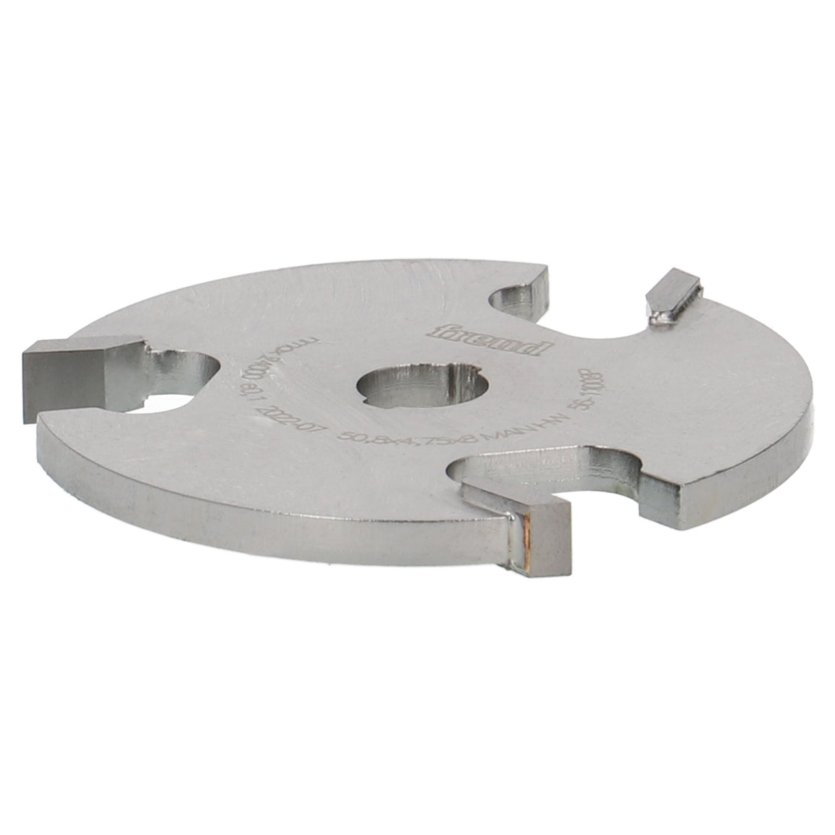 Freud Three-Wing Slot Cutter Router Bit Blades in action, creating precise slots and grooves efficiently