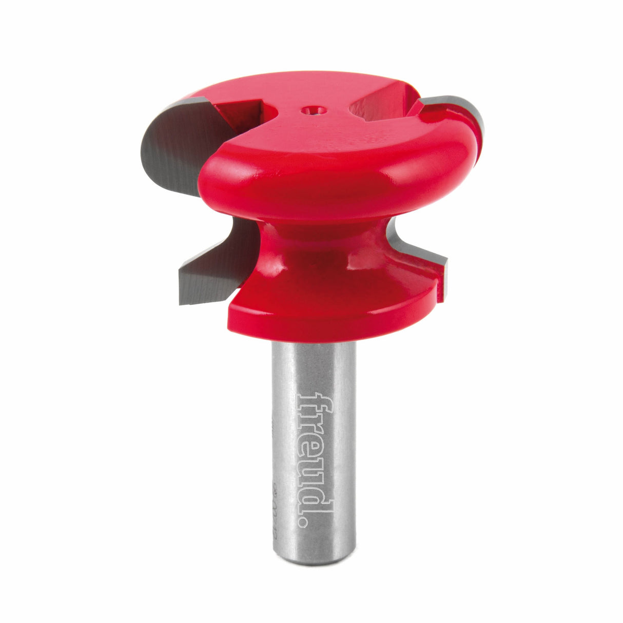 Freud 1/2in Shank Finger Pull Router Bit creating contemporary cabinet door finger pull groove