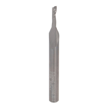 Freud Single Flute Spiral Upcut CNC Router Bit in Solid Carbide - High-quality woodworking tool for routing wood and other materials