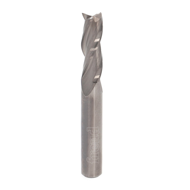 Freud 1/4in Triple-Flute Spiral Upcut CNC Router Bit in Solid Carbide - Ideal for CNC routing wood and non-ferrous materials