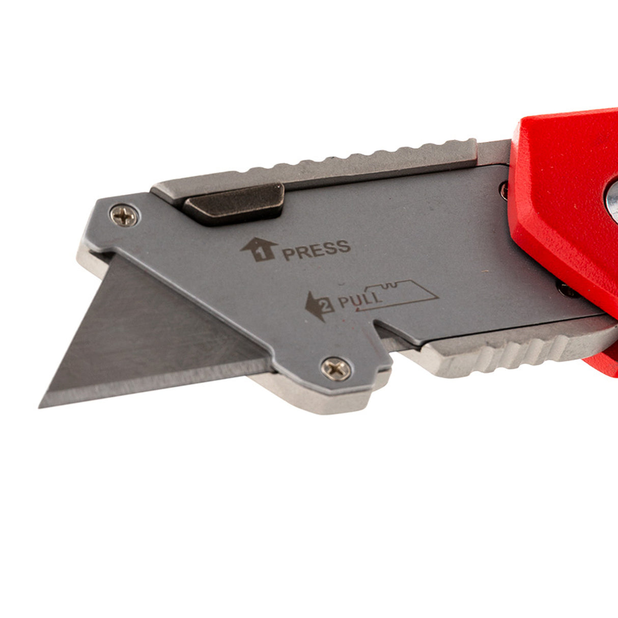 Goldblatt Heavy-Duty Folding Utility Knife with Wire Stripper, durable aluminium construction, versatile tool for various materials
