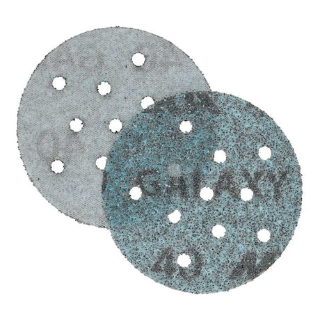Mirka Galaxy Sanding Discs 77mm Mixed Fine Pack of 50 on white background