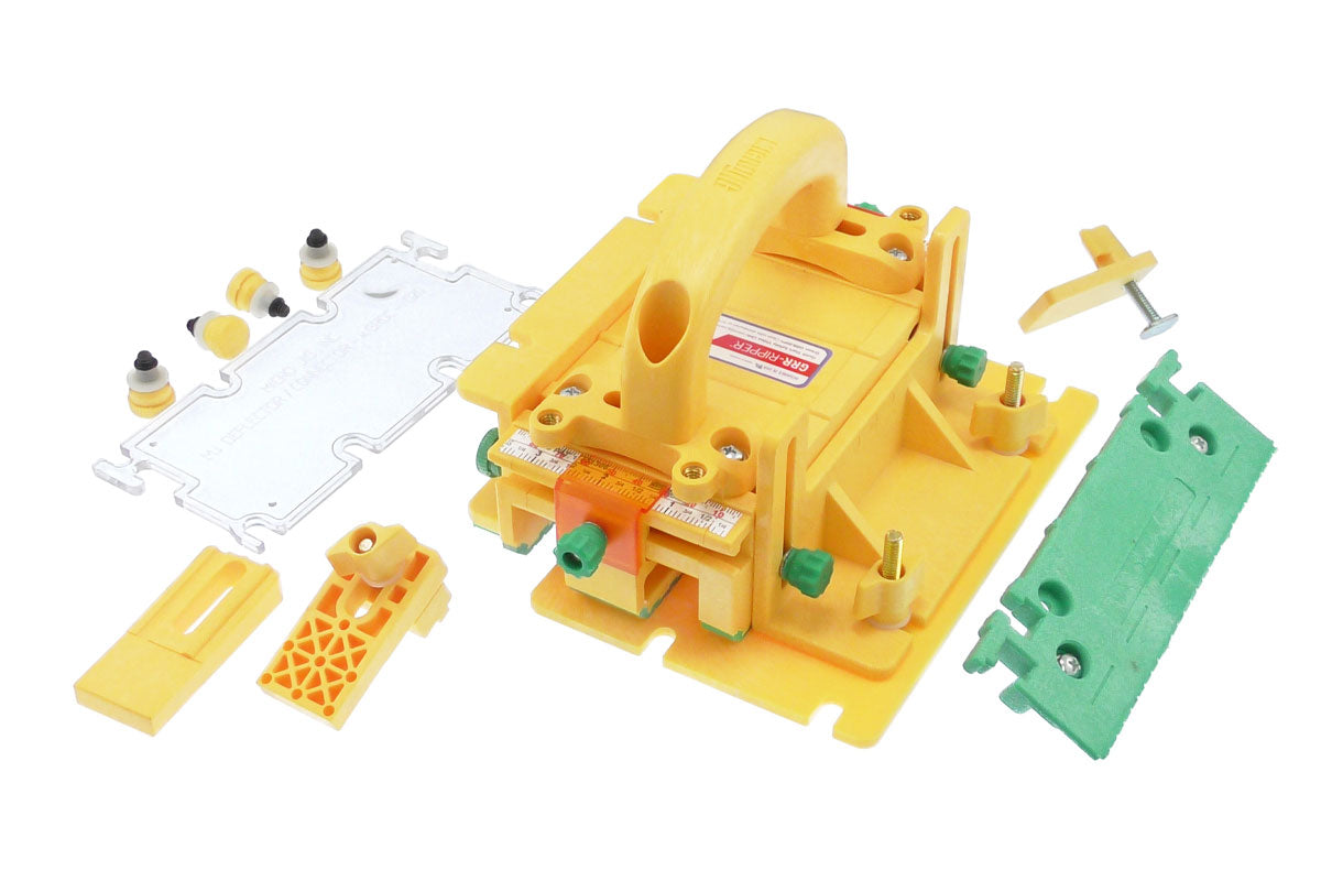 MicroJig GRR-Ripper MAX 3D Pushblock Kit with accessories on white background