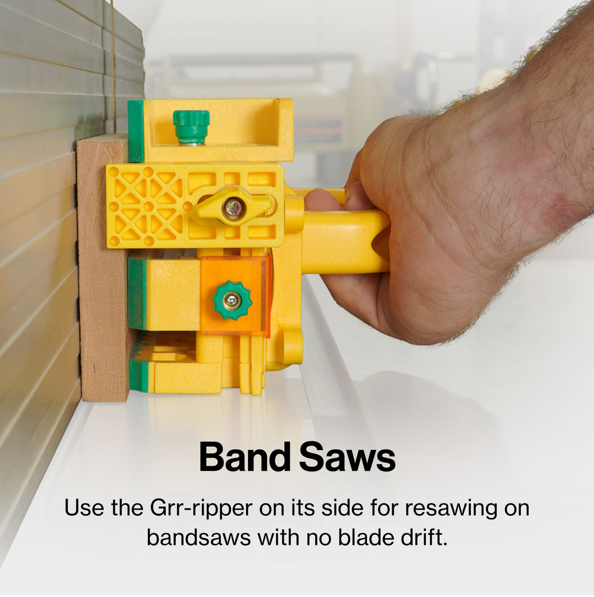 MicroJig GRR-Ripper MAX 3D Pushblock Kit with accessories in action