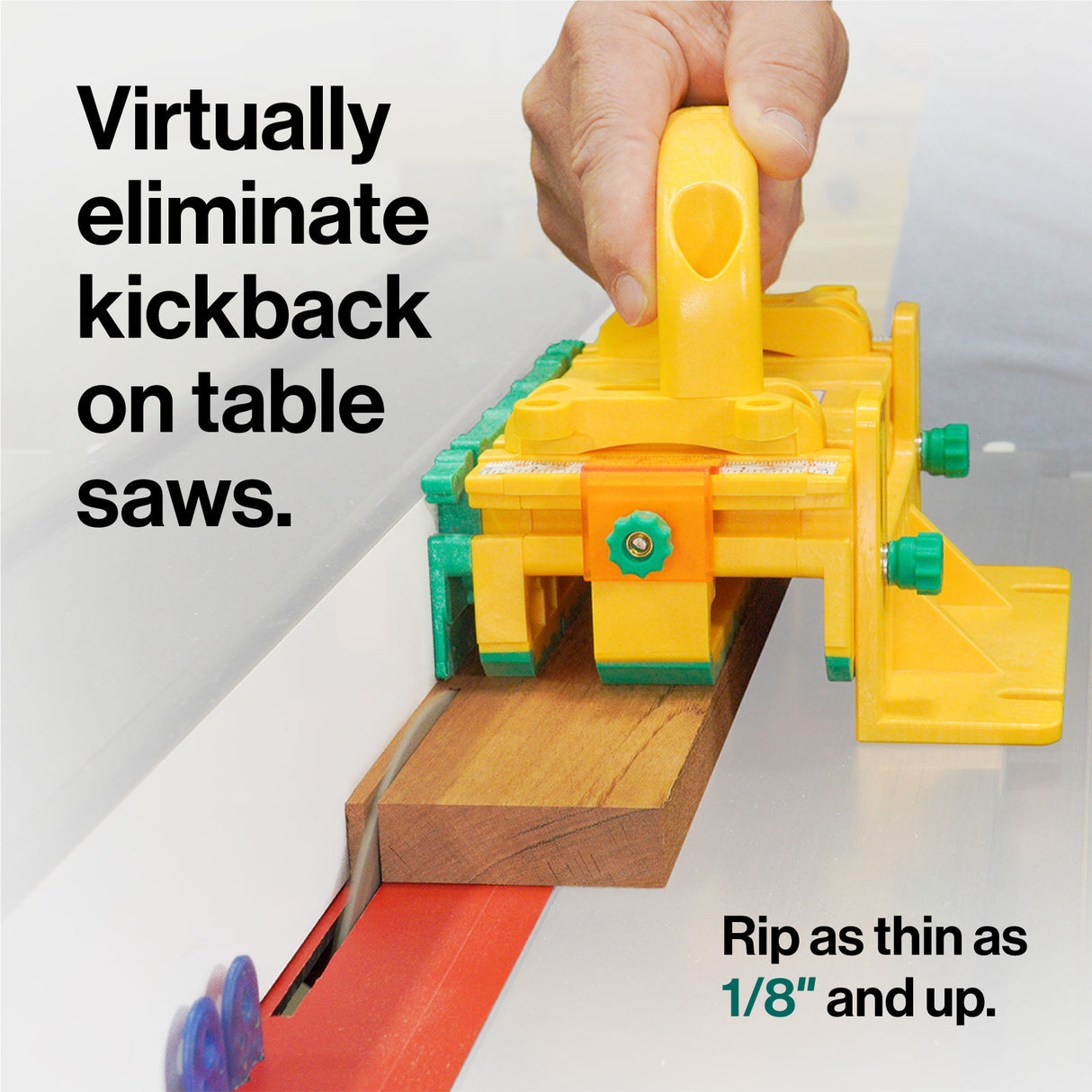 MicroJig GRR-Ripper MAX 3D Pushblock Kit with accessories - angled view