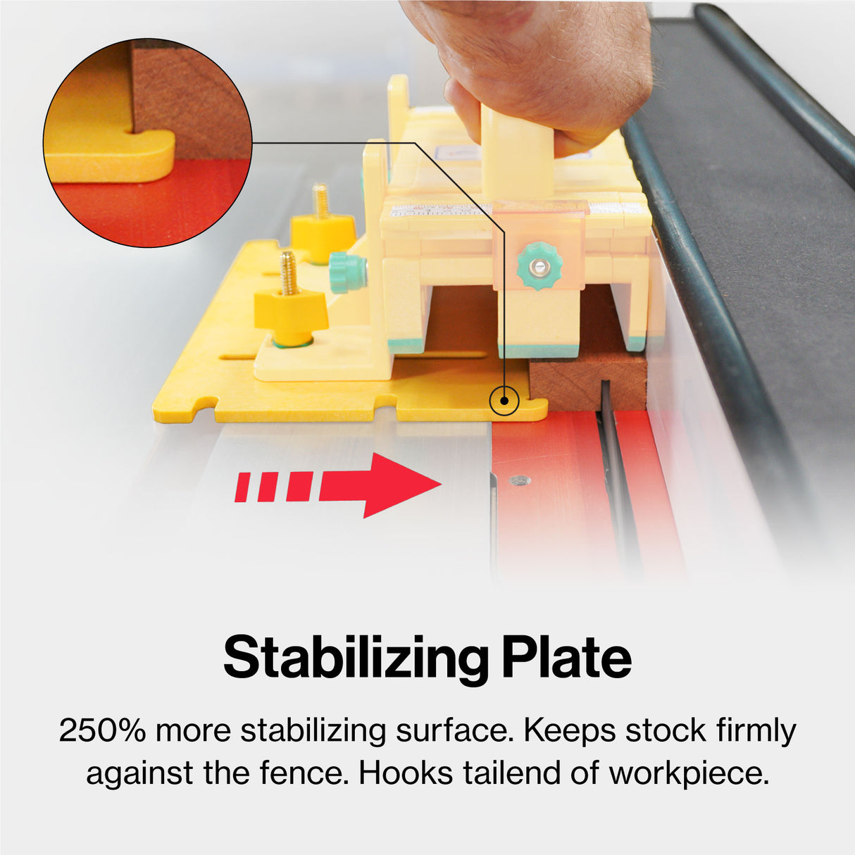 MicroJig GRR-Ripper MAX 3D Pushblock Kit with accessories in use