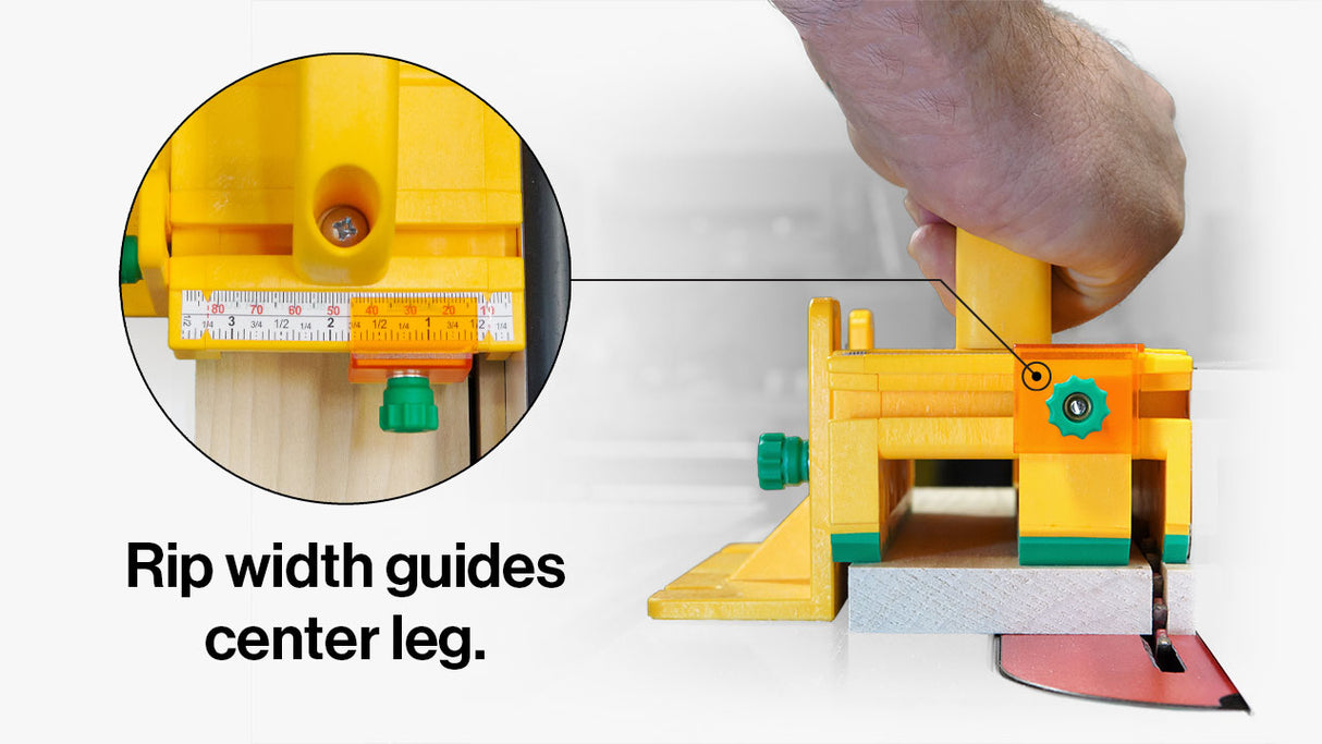 MicroJig GRR-Ripper SafeRip Kit Upgrade with SafeRip Cursor for precise cutting control