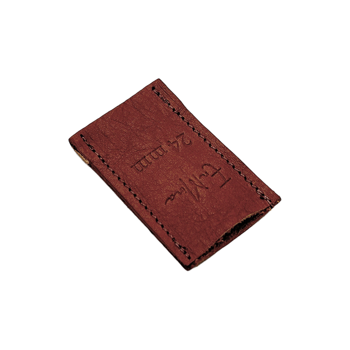 En Mina Chisel Tip Protector / Holdfast Sheath Tan Leather