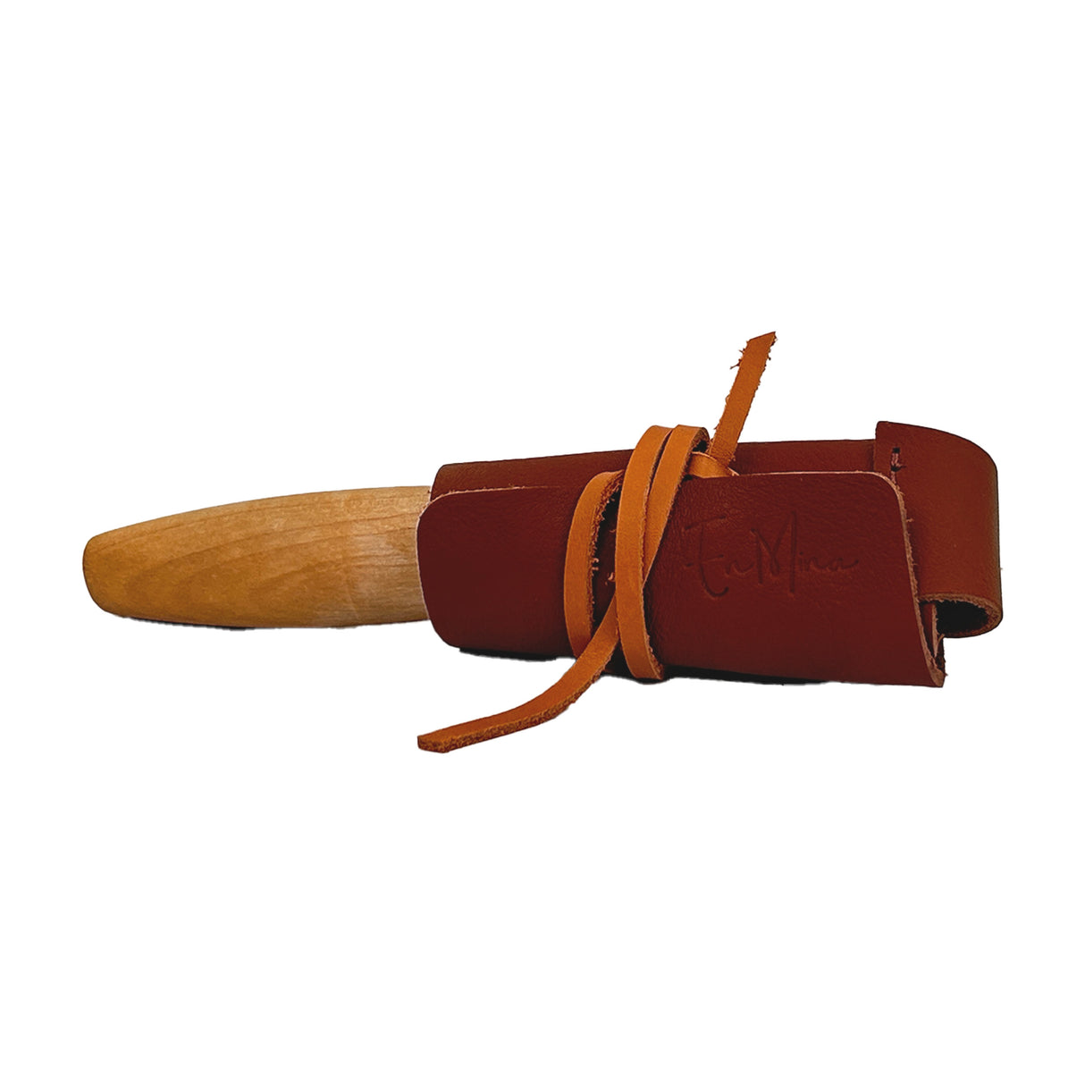 En Mina Hook Knife Cover Tan Leather