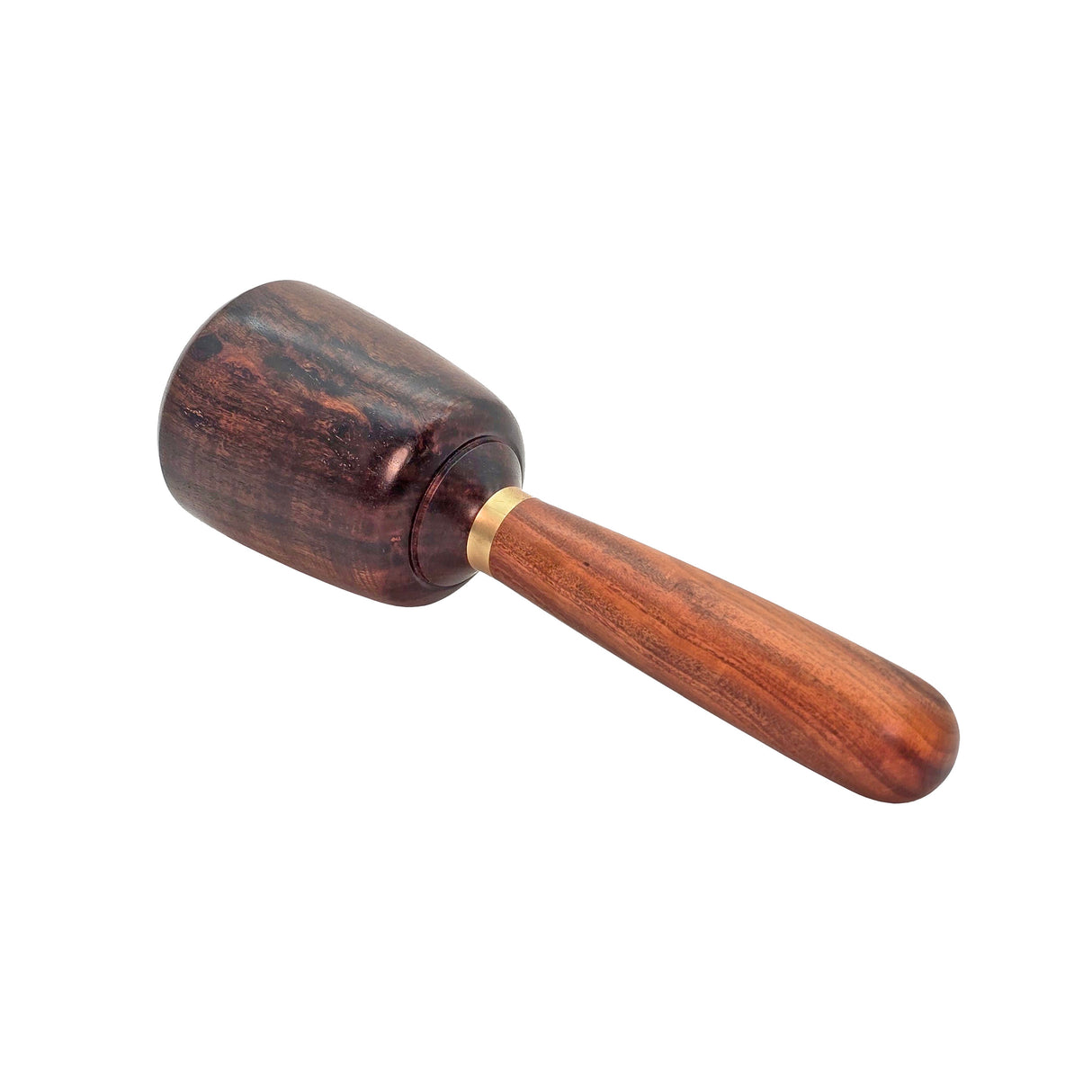 Harold & Saxon Round Carving Mallet made from deluxe desert hardwood, ideal for precise chisel work in tough timbers