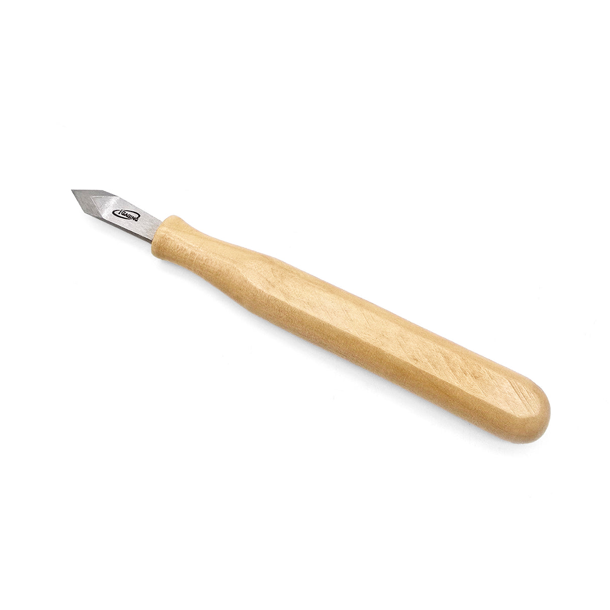 iGaging Marking Knife with Spearpoint Blade and Wood Handle