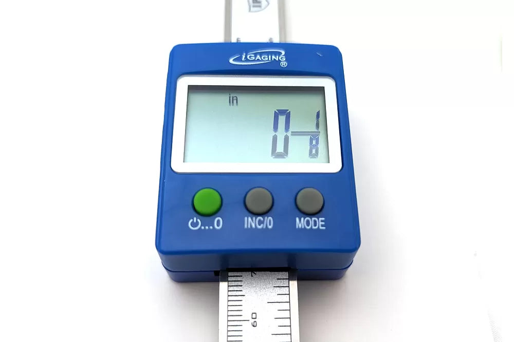 iGaging Drill Press Digital Height Readout showing IP54 protective rating on display