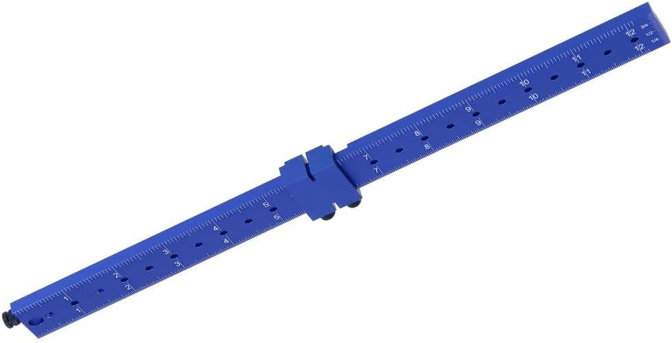iGaging Bandsaw Companion setup tool with sliding stop, angled view