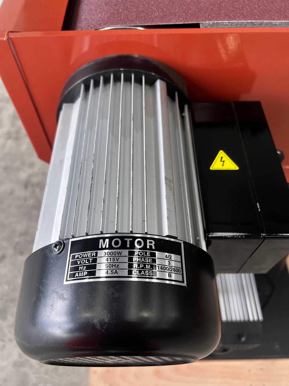 SAMPLE - Sherwood Metal Belt Grinder - NO DELIVERY AVAILABLE