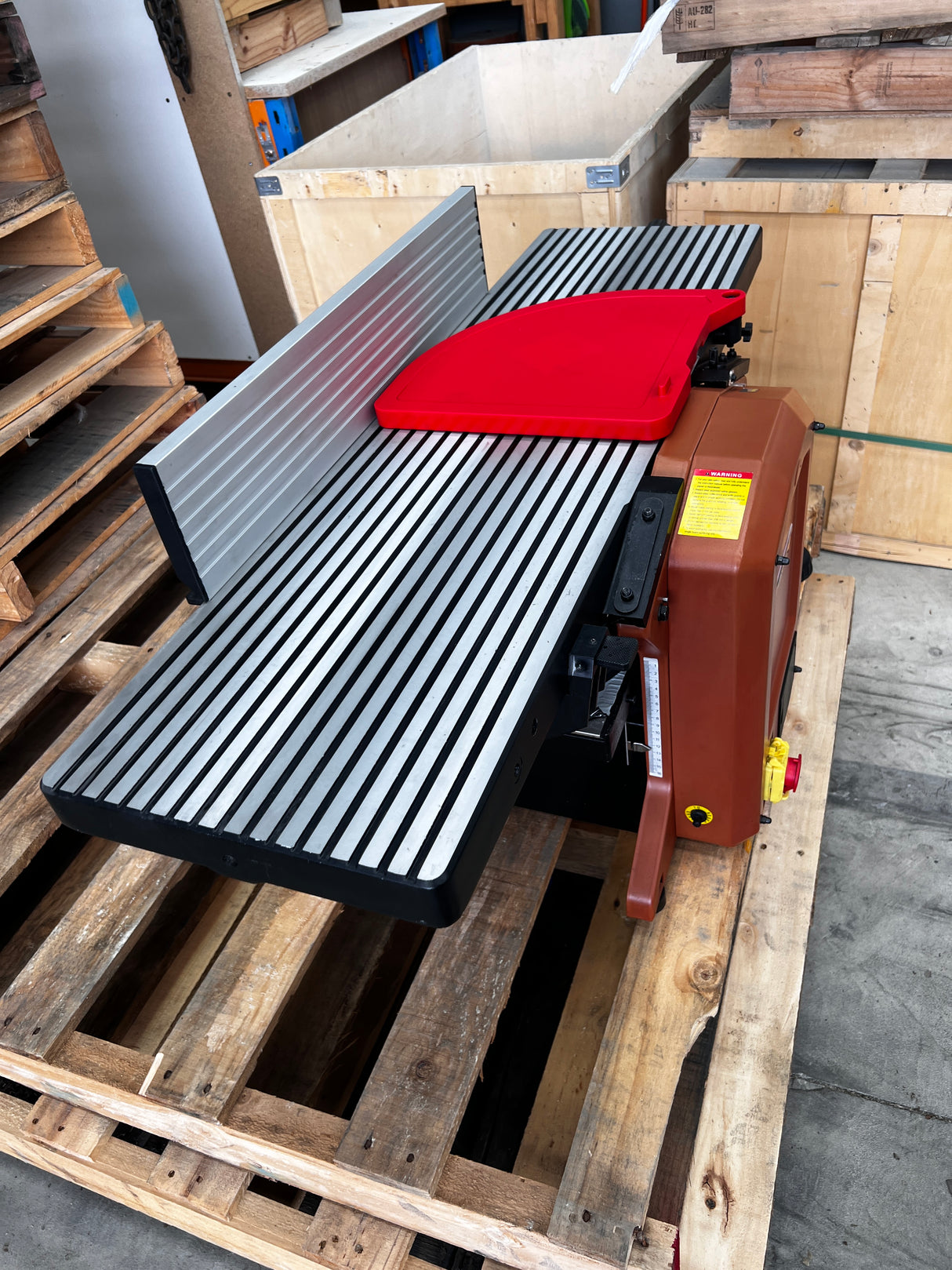 SAMPLE - Sherwood 12in Benchtop Combination Planer Thicknesser with Helical Cutterhead 1800W.