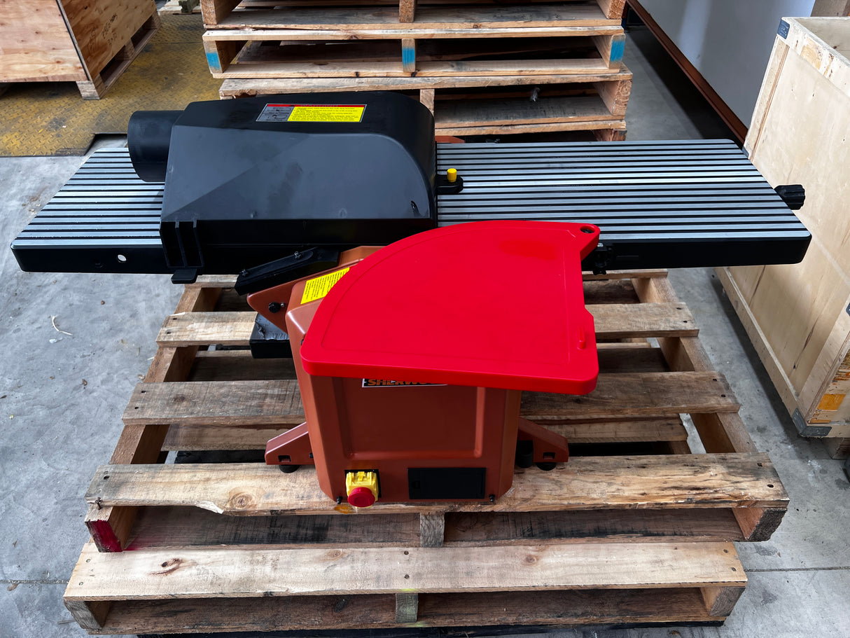SAMPLE - Sherwood 12in Benchtop Combination Planer Thicknesser with Helical Cutterhead 1800W.