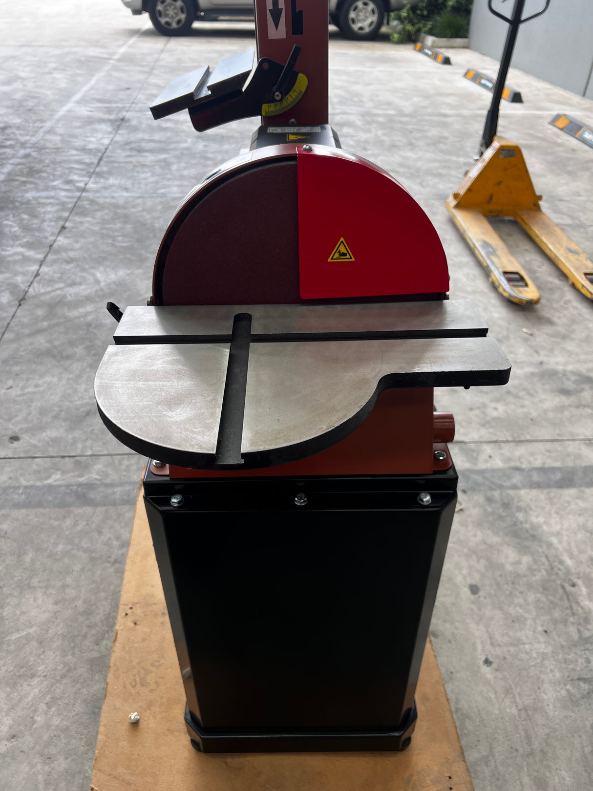 SAMPLE - Sherwood 6 x 12in Belt and Disc Sander with Cabinet Stand 1100W