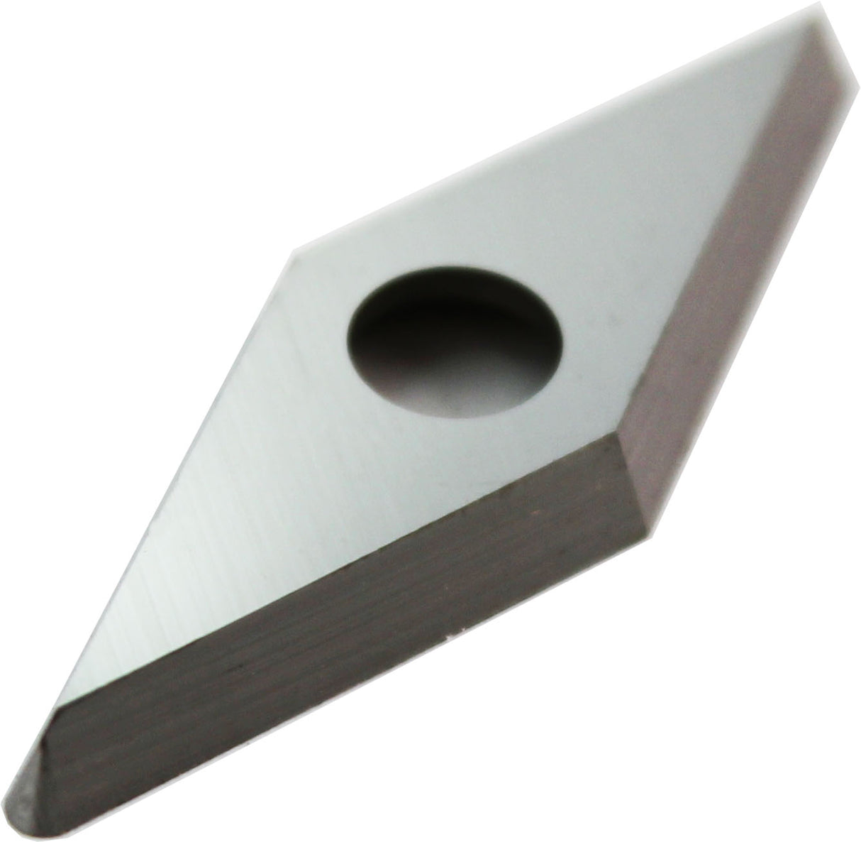 Torquata tungsten turning tool tip, diamond-shaped carbide cutter with four cutting edges