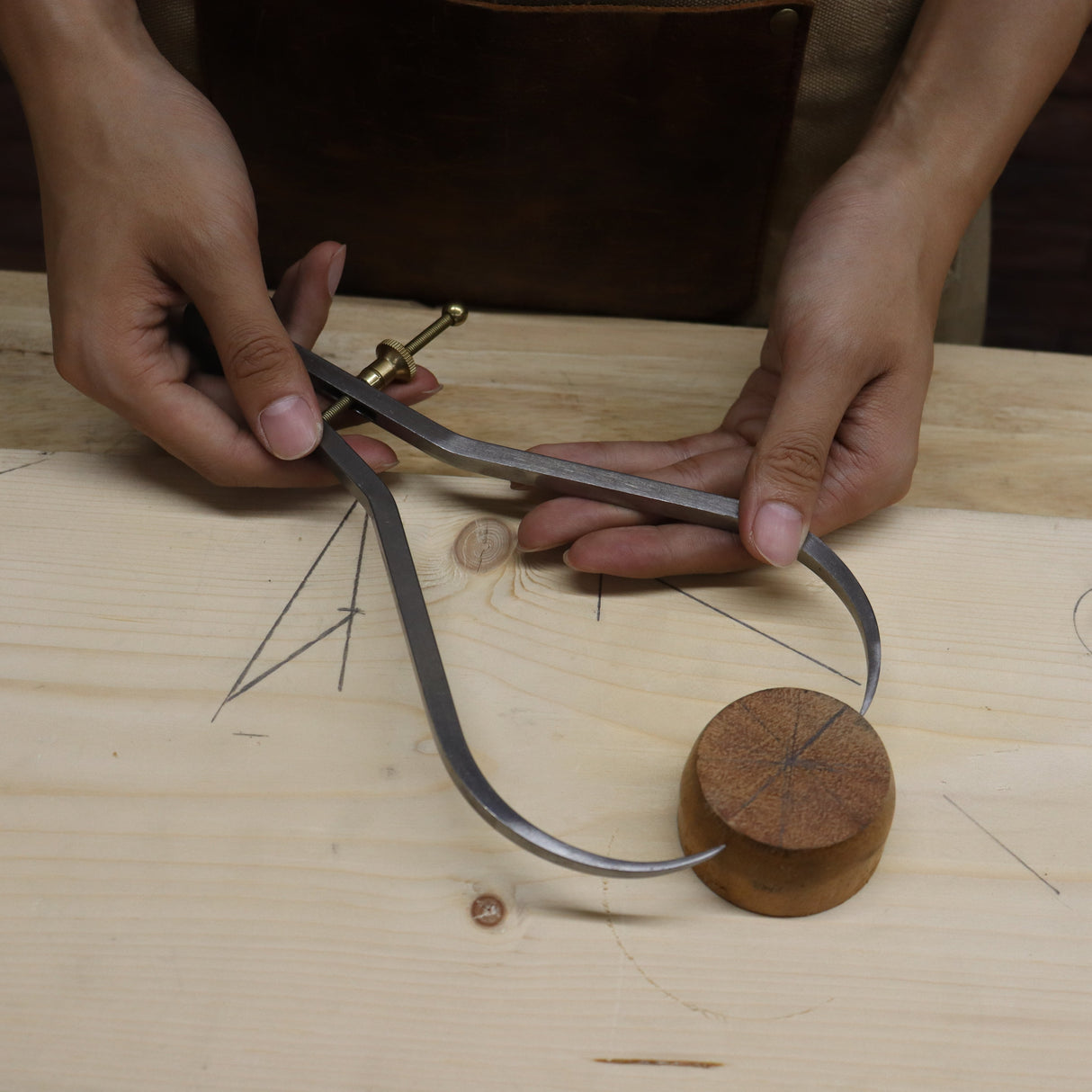 Dasqua Spring Caliper & Divider Set showing close-up of precision measurement tools in Australian woodworking store