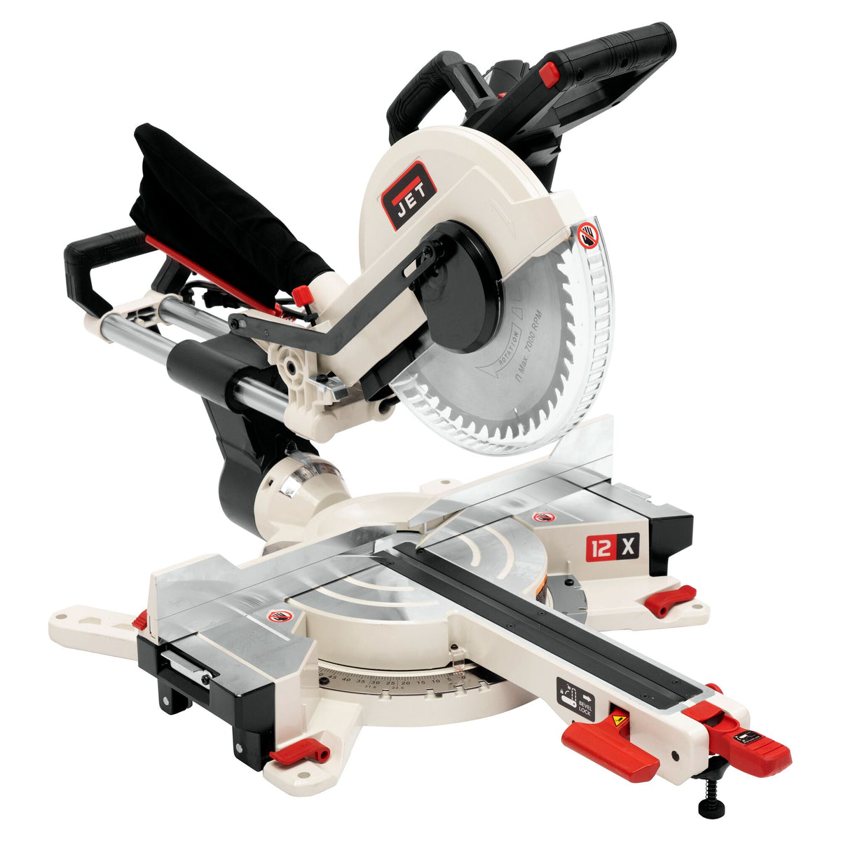 JET Tools 12in Sliding Dual Bevel Compound Mitre Saw