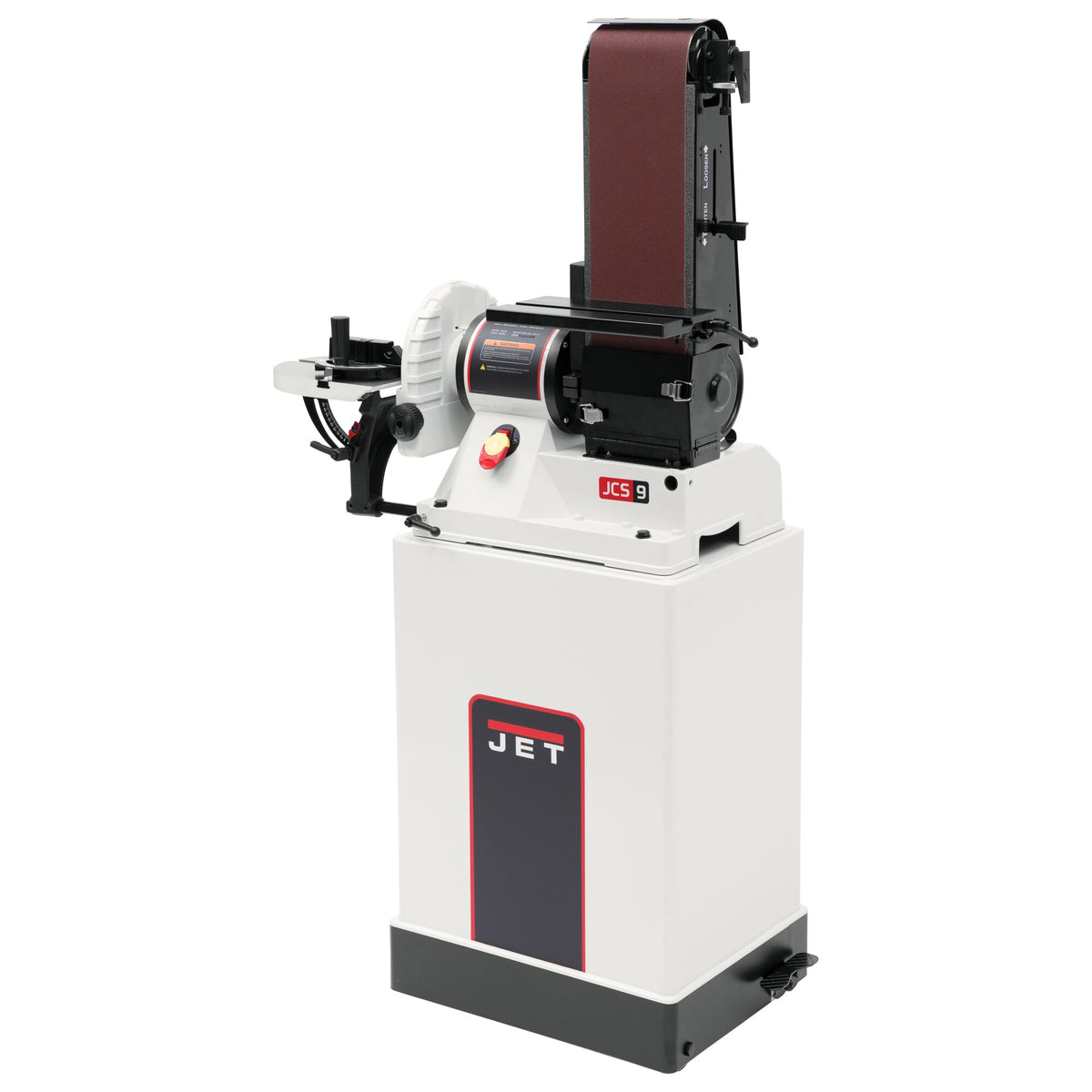JET Tools 6x9in Belt Disc Sander 1100W with Cabinet Stand