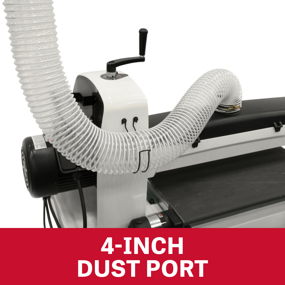 JET Tools 22-44in Wide Drum Sander 1.75HP with Open Leg Stand