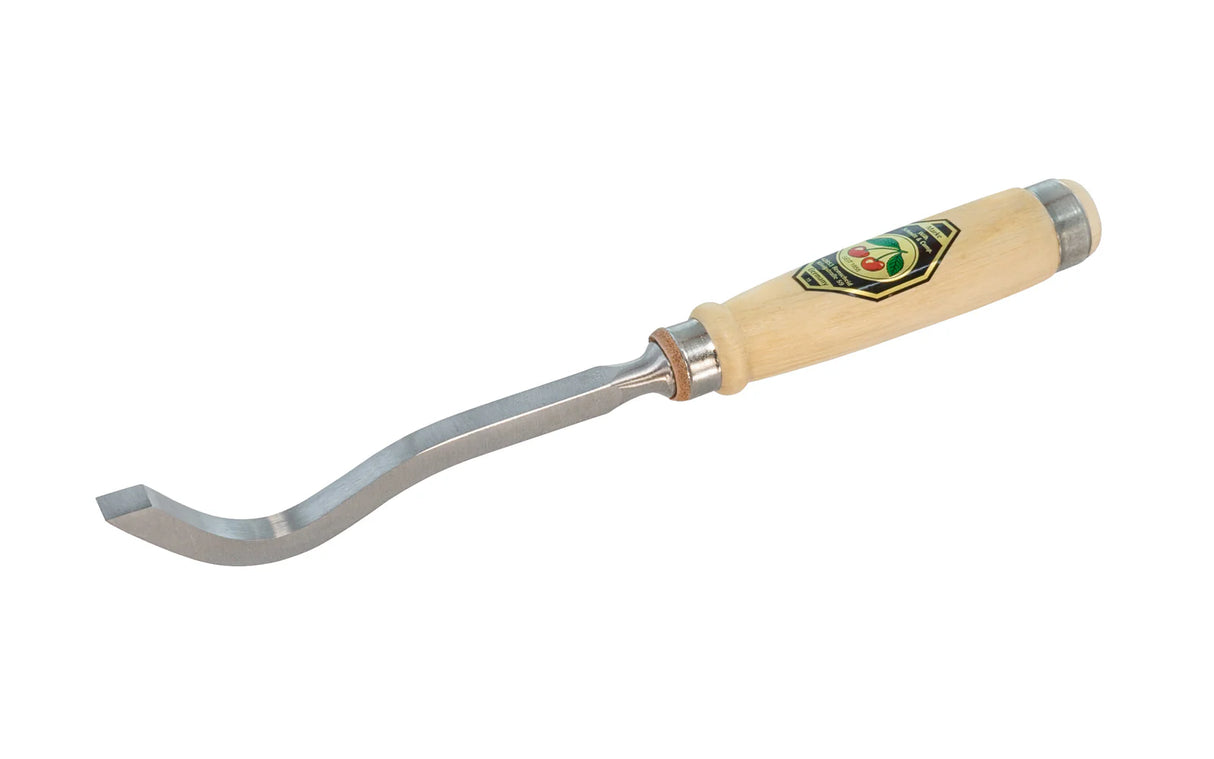 Kirschen 10mm Swan Neck Mortise Chisel with wooden handle