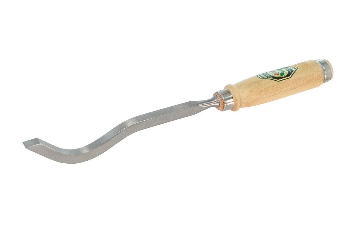 Kirschen 12mm Swan Neck Mortise Chisel with wooden handle