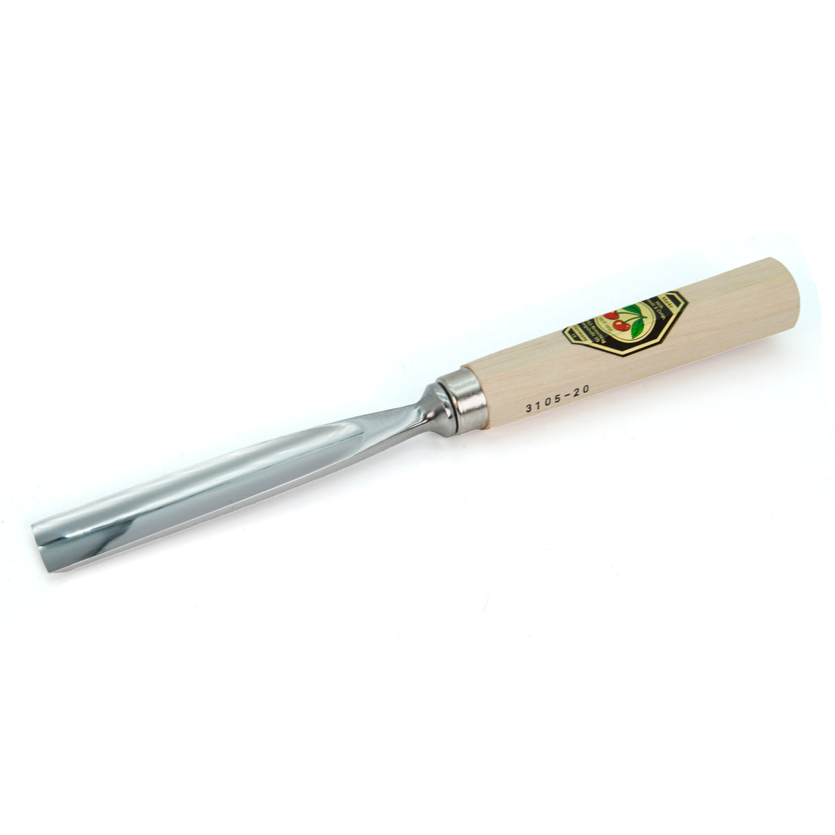 Kirschen Two Cherries Carving Tool #5 Flat Gouge 20mm front
