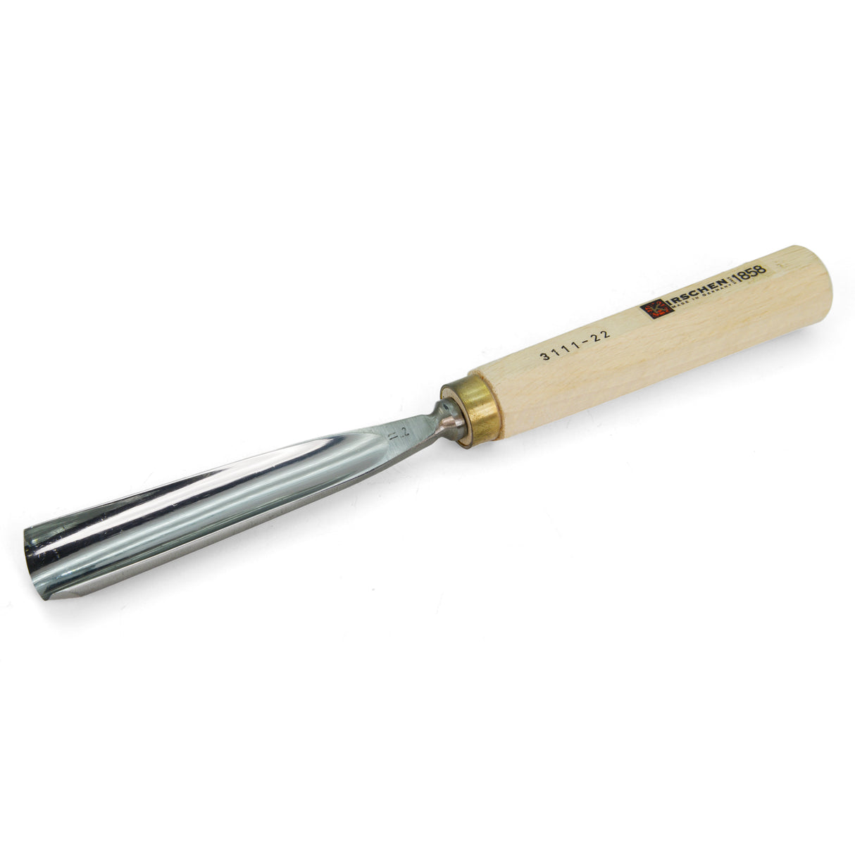 Kirschen Two Cherries Carving Tool Long #11 Gouge 22mm front