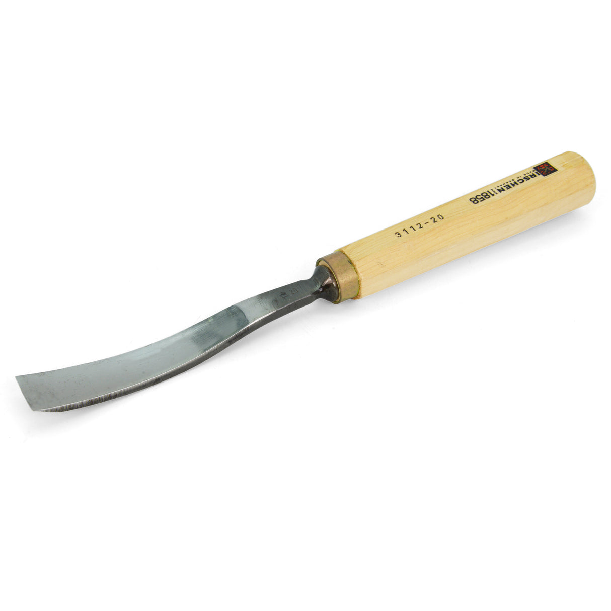 Kirschen Two Cherries Carving Tool #3 Curved Gouge 20mm front