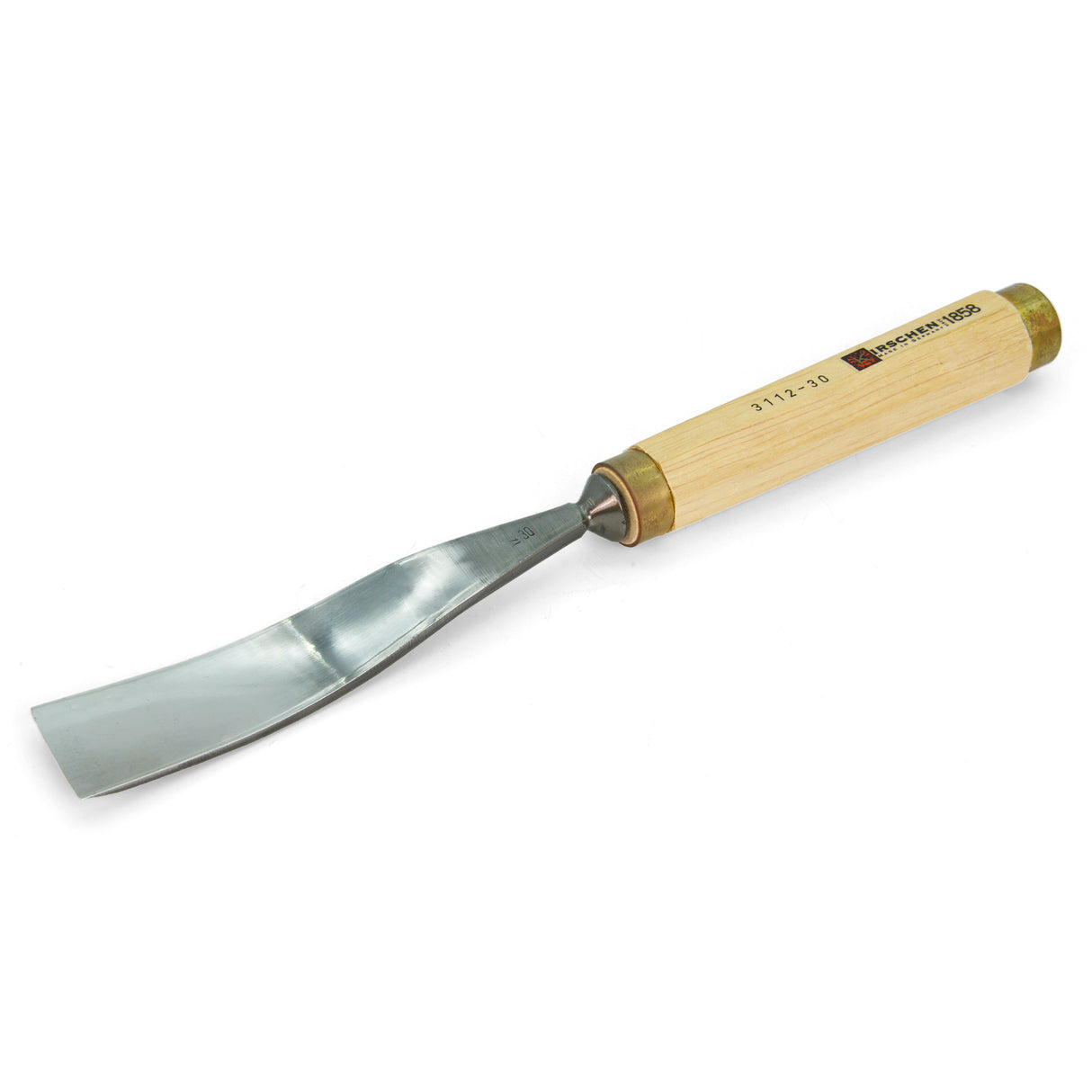 Kirschen Two Cherries Carving Tool #3 Curved Gouge 30mm front