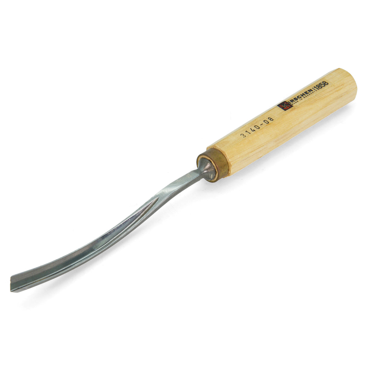 Kirschen Two Cherries Carving Tool #39 Curved V-Chisel 75 degrees 8mm back