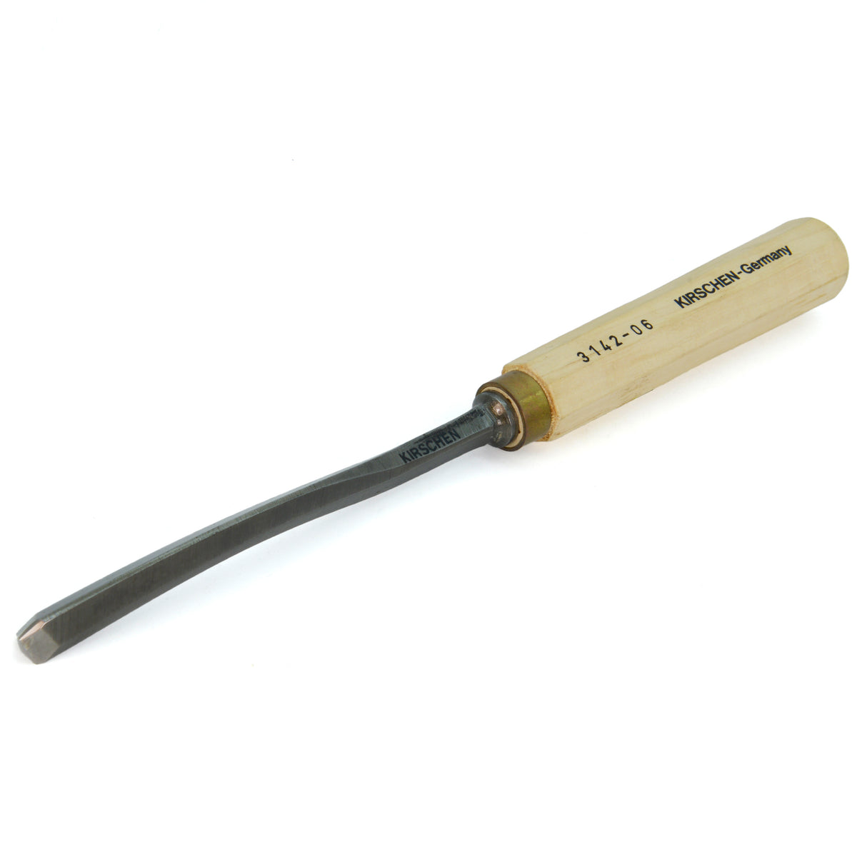 Kirschen Two Cherries Carving Tool #41 Curved V-Chisel 60 degrees 6mm back