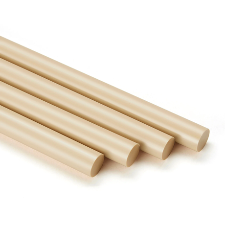 Knottec Wood Knot Filler Glue Sticks in Light Beige - Pack of 5, 12mm diameter - Product image showcasing the adhesive stick