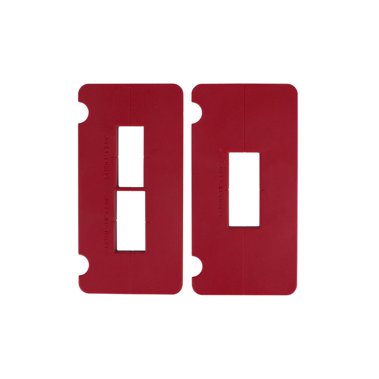 Milescraft HingeJig router jig in use on door, showing precise hinge mortise routing