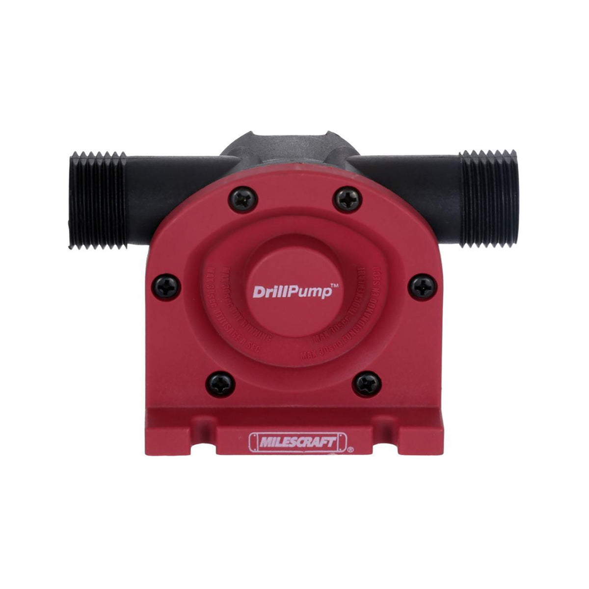 Milescraft DrillPump750 Water Transfer Pump 3/4in Hose Connector 3/8in Bit Shank