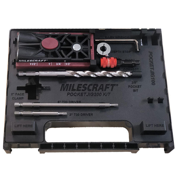 Milescraft Pocket Hole Jig 200 Portable Clamp On Joinery Jig