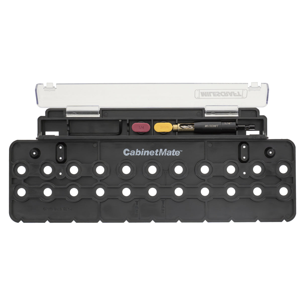 Milescraft CabinetMate Shelf Pin Drill Jig with Drill Bit